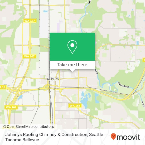 Johnnys Roofing Chimney & Construction map