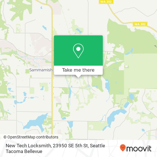 Mapa de New Tech Locksmith, 23950 SE 5th St