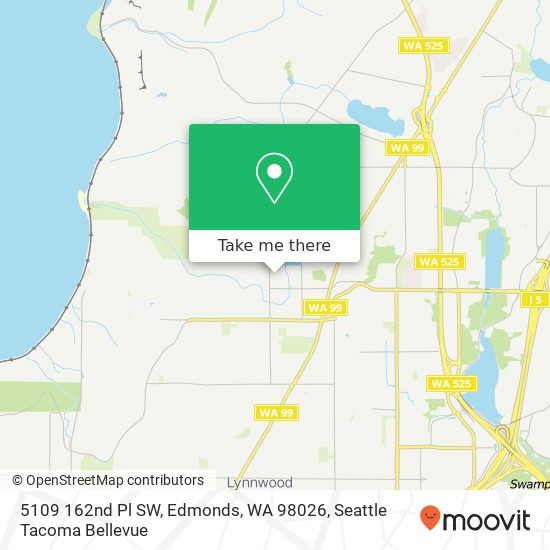 Mapa de 5109 162nd Pl SW, Edmonds, WA 98026