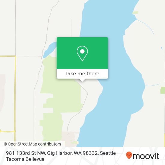 981 133rd St NW, Gig Harbor, WA 98332 map