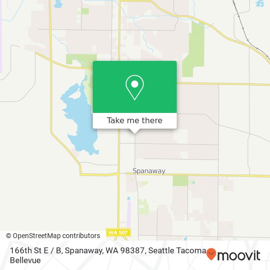 166th St E / B, Spanaway, WA 98387 map