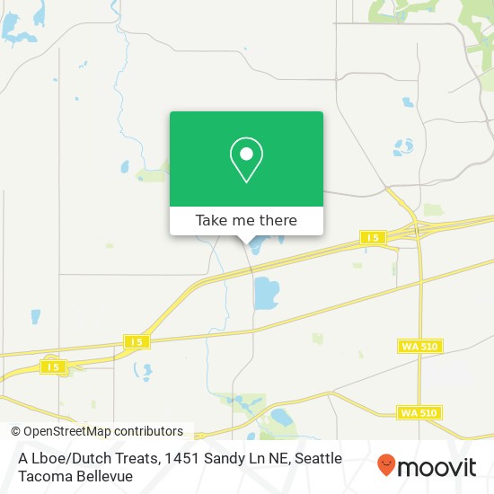 A Lboe / Dutch Treats, 1451 Sandy Ln NE map