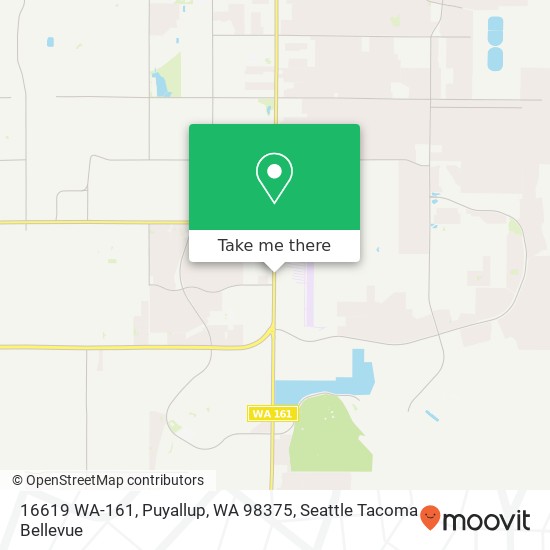 16619 WA-161, Puyallup, WA 98375 map