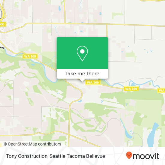 Tony Construction map