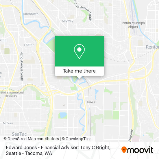Mapa de Edward Jones - Financial Advisor: Tony C Bright