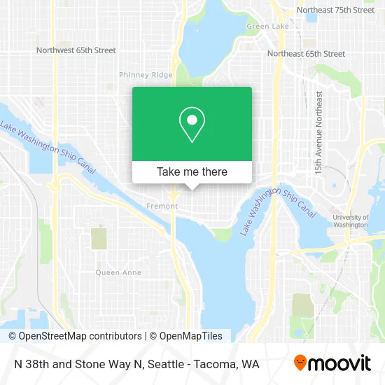 Mapa de N 38th and Stone Way N