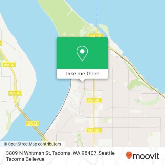 3809 N Whitman St, Tacoma, WA 98407 map