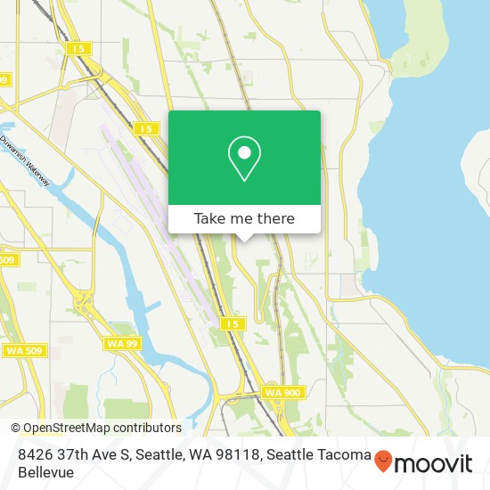 8426 37th Ave S, Seattle, WA 98118 map
