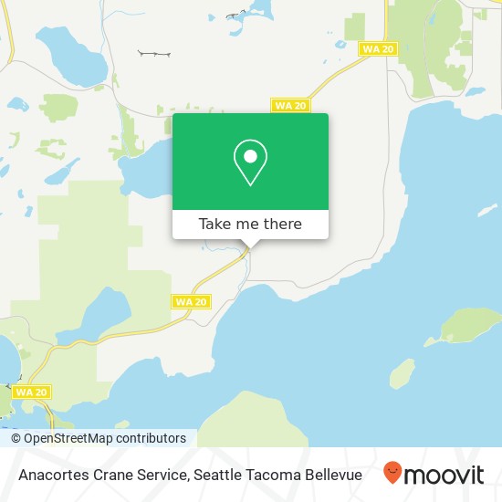 Mapa de Anacortes Crane Service, 14831 Deception Rd