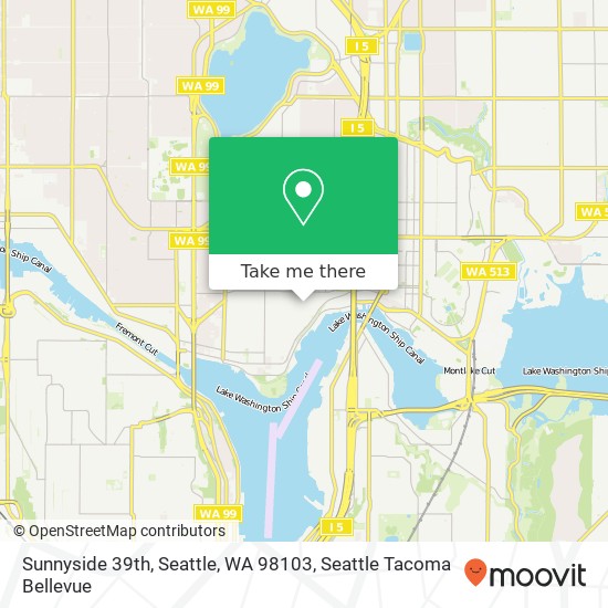 Sunnyside 39th, Seattle, WA 98103 map