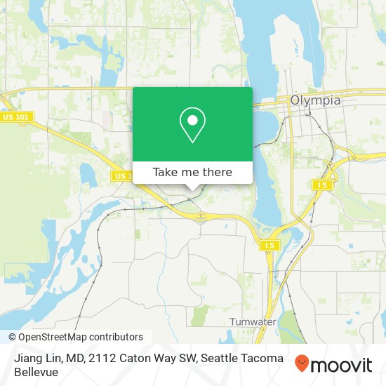 Mapa de Jiang Lin, MD, 2112 Caton Way SW