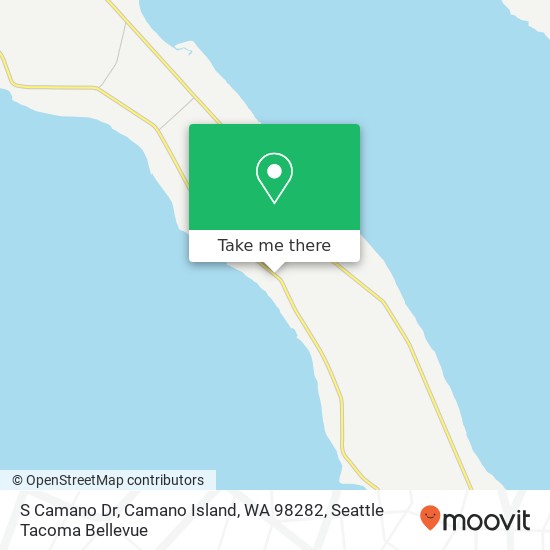 Mapa de S Camano Dr, Camano Island, WA 98282