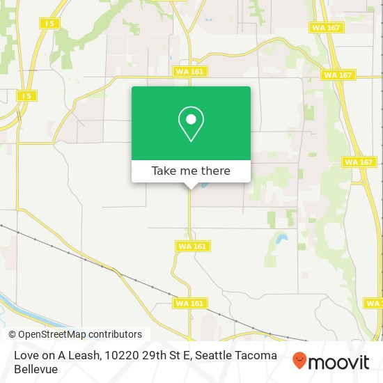 Mapa de Love on A Leash, 10220 29th St E