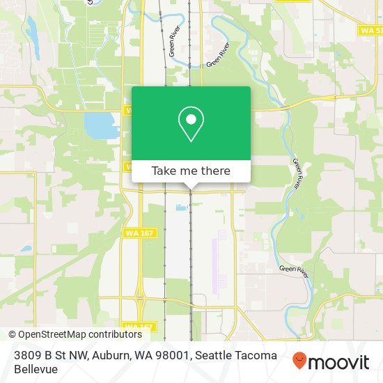 3809 B St NW, Auburn, WA 98001 map