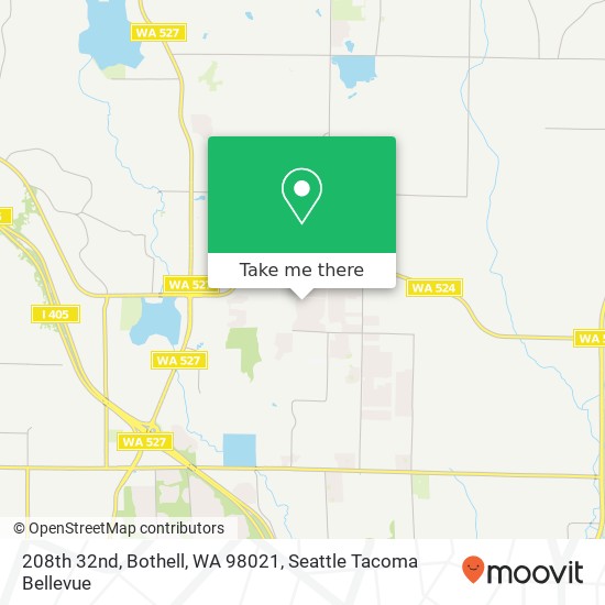 Mapa de 208th 32nd, Bothell, WA 98021