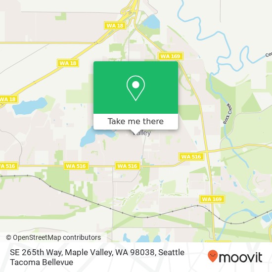 SE 265th Way, Maple Valley, WA 98038 map