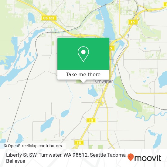 Mapa de Liberty St SW, Tumwater, WA 98512