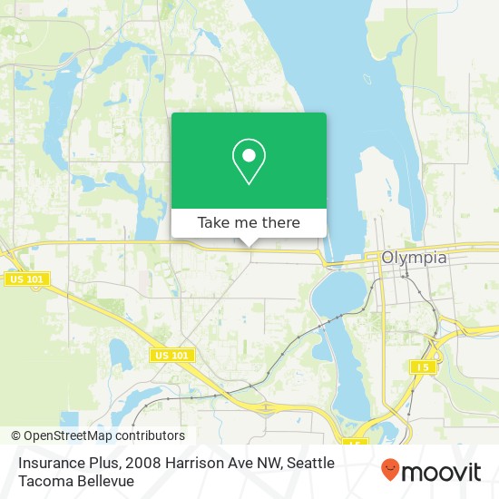 Mapa de Insurance Plus, 2008 Harrison Ave NW