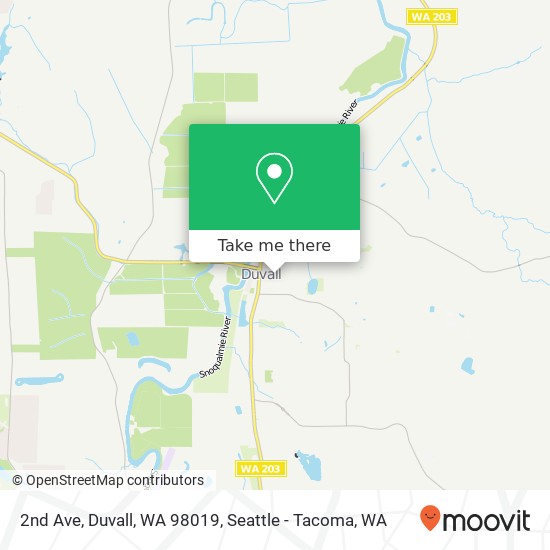 Mapa de 2nd Ave, Duvall, WA 98019