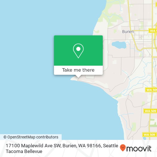 17100 Maplewild Ave SW, Burien, WA 98166 map