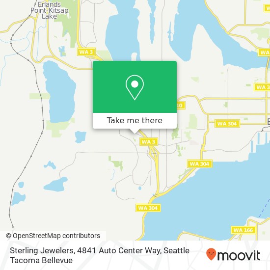 Mapa de Sterling Jewelers, 4841 Auto Center Way
