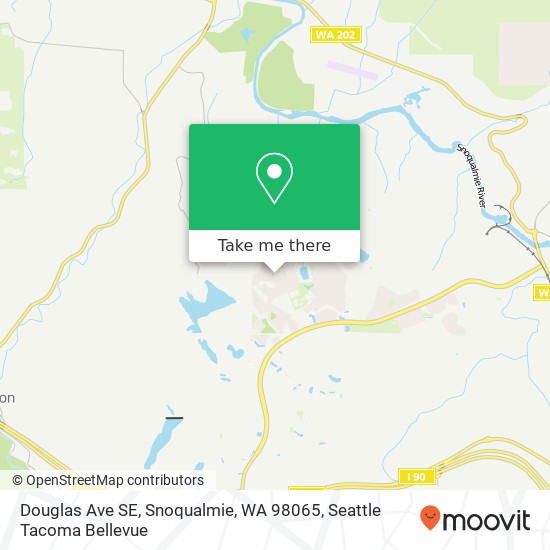 Douglas Ave SE, Snoqualmie, WA 98065 map