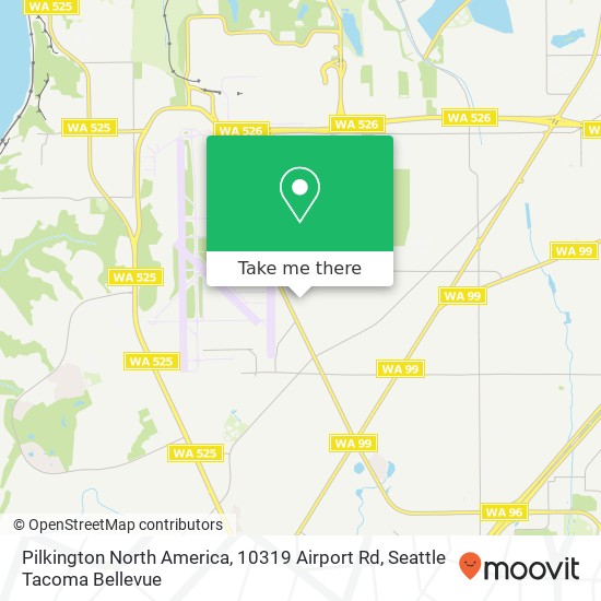 Mapa de Pilkington North America, 10319 Airport Rd