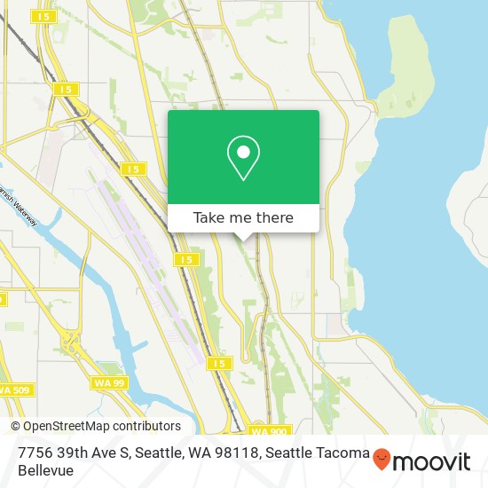 7756 39th Ave S, Seattle, WA 98118 map