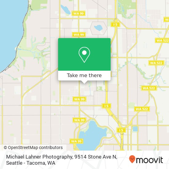 Mapa de Michael Lahner Photography, 9514 Stone Ave N