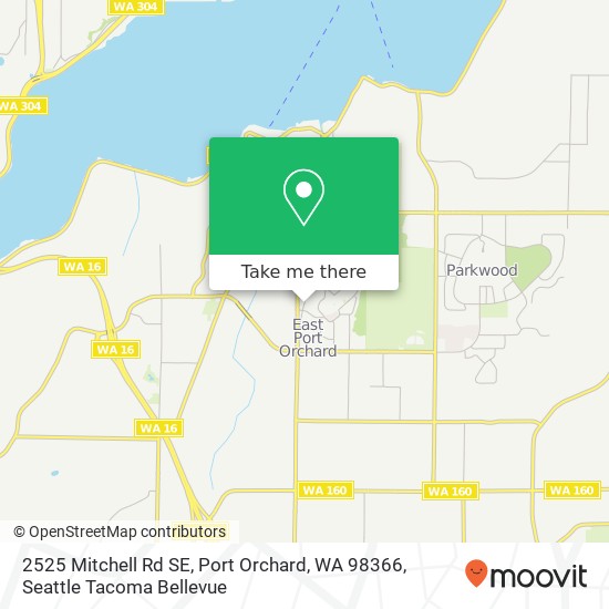 2525 Mitchell Rd SE, Port Orchard, WA 98366 map
