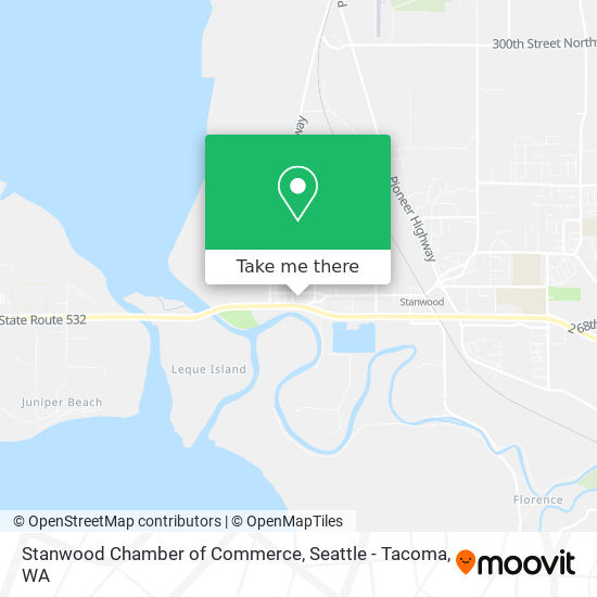 Stanwood Chamber of Commerce map