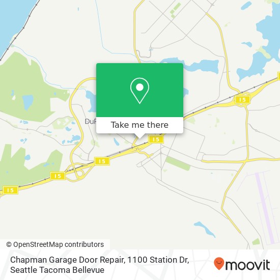 Chapman Garage Door Repair, 1100 Station Dr map