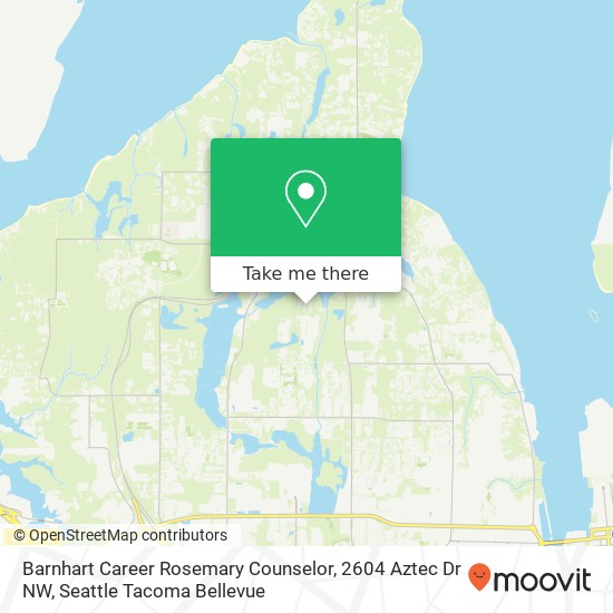 Mapa de Barnhart Career Rosemary Counselor, 2604 Aztec Dr NW