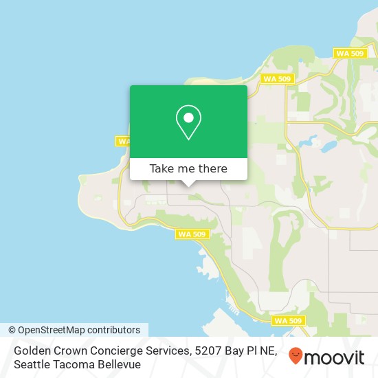 Golden Crown Concierge Services, 5207 Bay Pl NE map