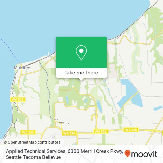 Mapa de Applied Technical Services, 6300 Merrill Creek Pkwy
