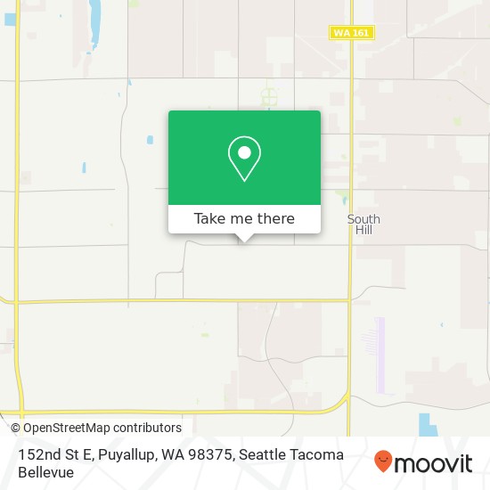 152nd St E, Puyallup, WA 98375 map