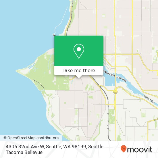 4306 32nd Ave W, Seattle, WA 98199 map