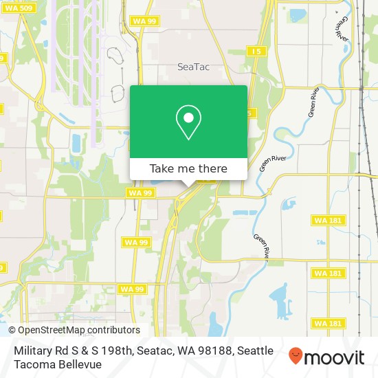 Military Rd S & S 198th, Seatac, WA 98188 map