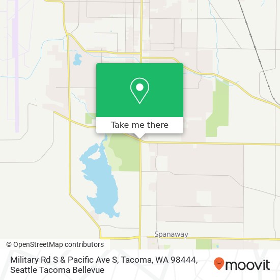Mapa de Military Rd S & Pacific Ave S, Tacoma, WA 98444