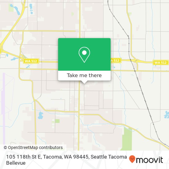 105 118th St E, Tacoma, WA 98445 map