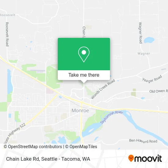 Mapa de Chain Lake Rd