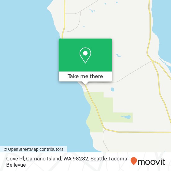 Cove Pl, Camano Island, WA 98282 map