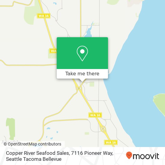 Mapa de Copper River Seafood Sales, 7116 Pioneer Way