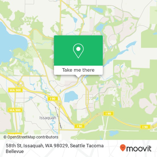 Mapa de 58th St, Issaquah, WA 98029