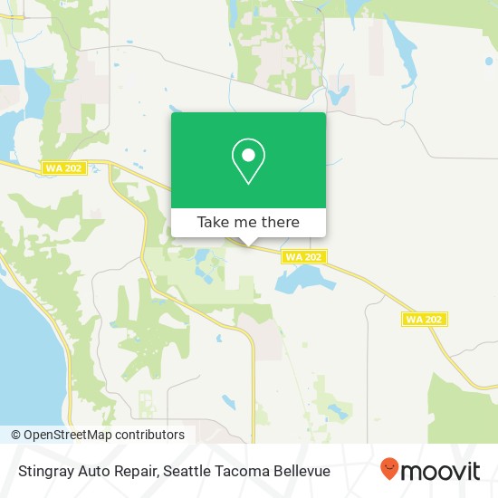 Mapa de Stingray Auto Repair, 22647 NE Redmond Fall City Rd