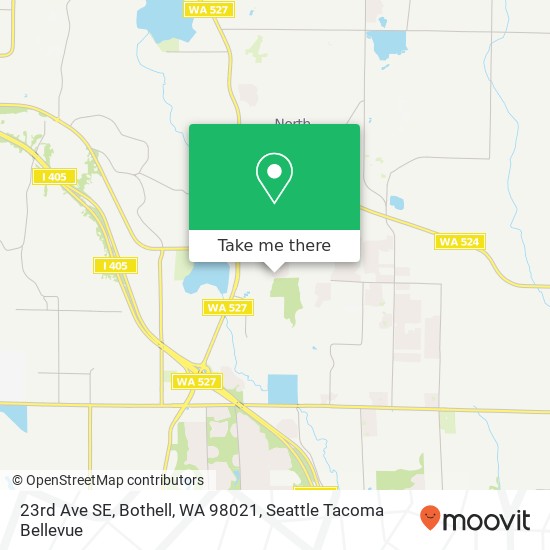 Mapa de 23rd Ave SE, Bothell, WA 98021