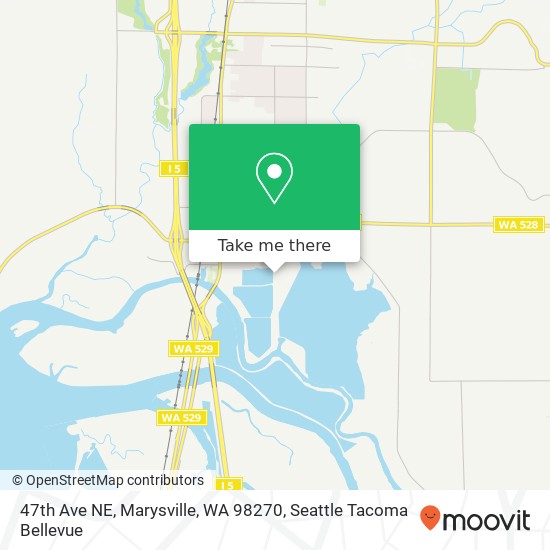 Mapa de 47th Ave NE, Marysville, WA 98270