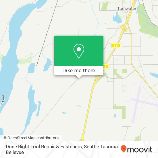 Done Right Tool Repair & Fasteners, 7403 Prine Dr SW Olympia, WA 98512 map