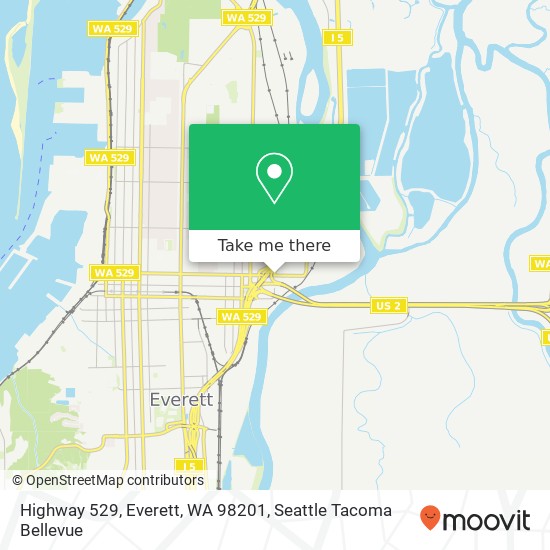 Mapa de Highway 529, Everett, WA 98201