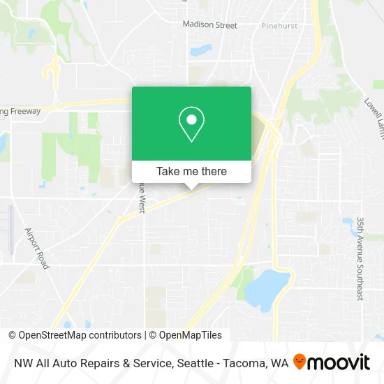 Mapa de NW All Auto Repairs & Service